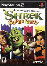 Shrek Super Party Playstation 2 US box art